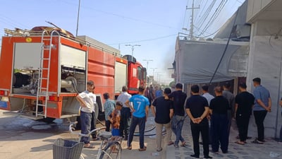 دووکانێکی پاسکیل لەشارەزوور گڕی گرت