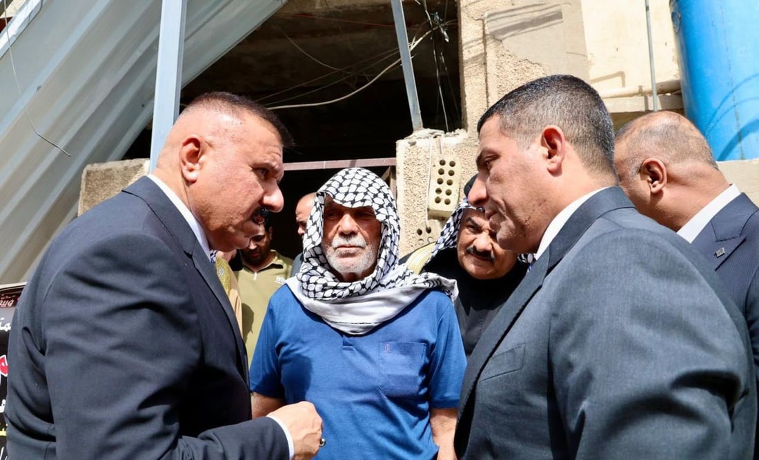 الشمري من منزل المفوض غزوان سلمان: سنحاسب المتسببين بحادثة الزراعة (صور)
