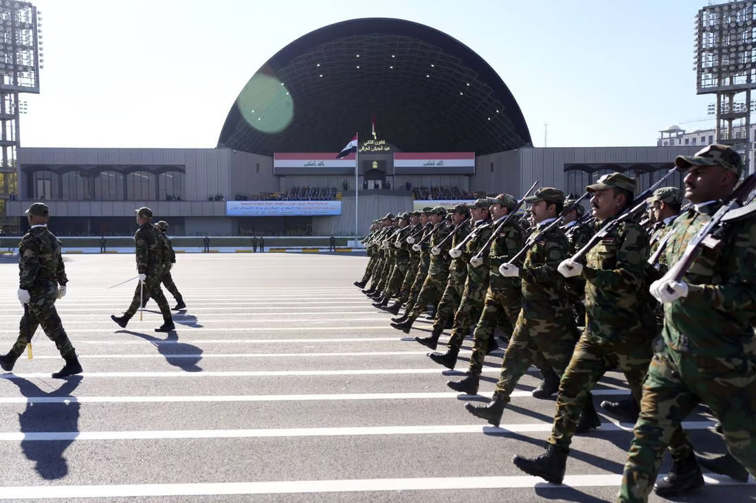 PM attends Iraqi army’s 103rd anniversary parade