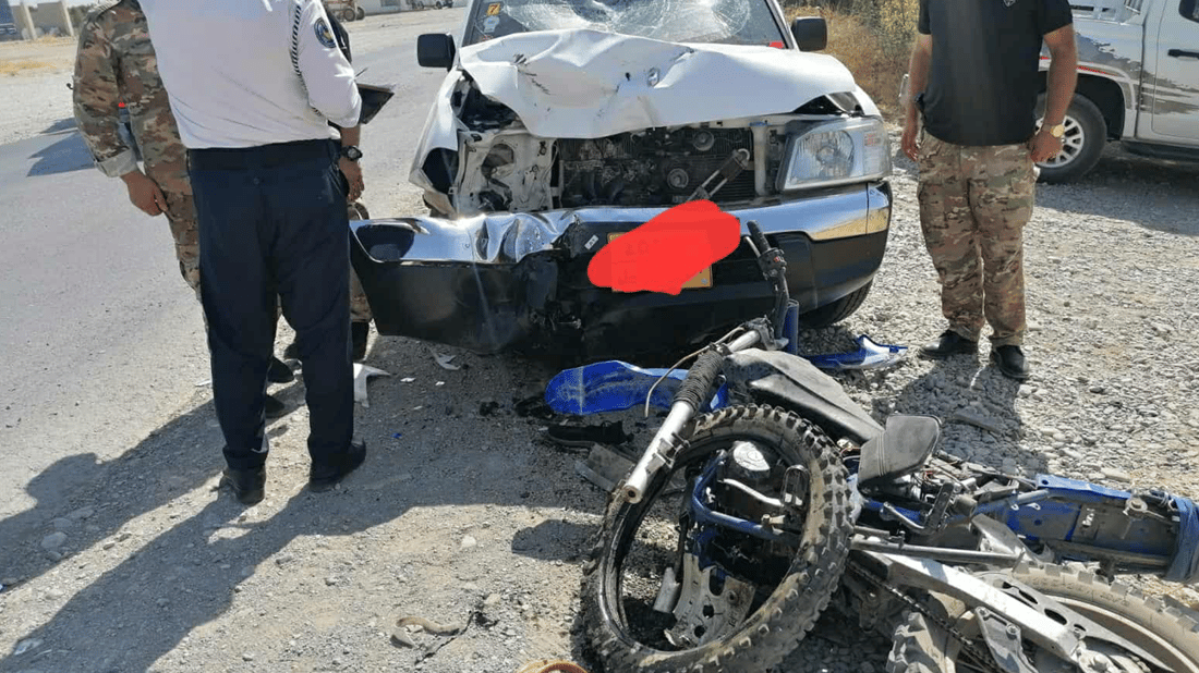 ماتۆڕسوارێک ئۆتۆمبێل لێیدا و گیانی لەدەست دا