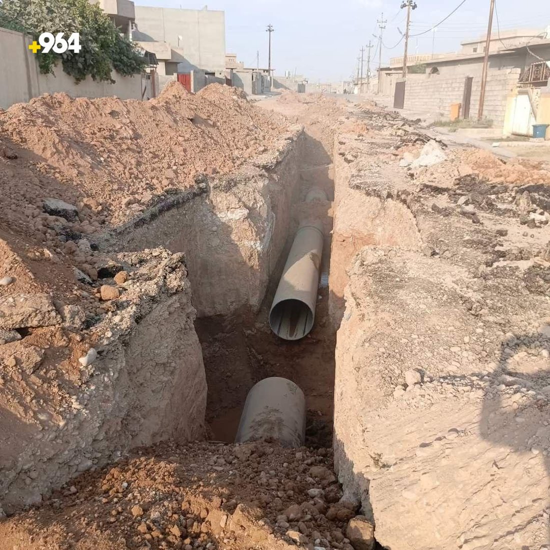 لا استراحة يوم الجمعة.. أعمال “المجاري الصندوقية” انطلقت في أكبر احياء الدبس