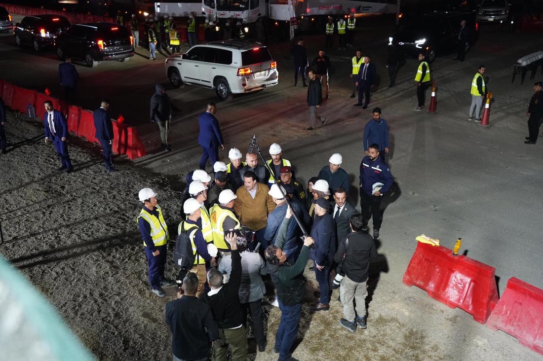 بيان: السوداني اطلع على حجم الإنجاز في ساحة النسور ووجه بضبط التوقيتات