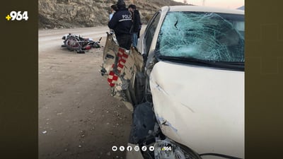 لە روداوێکى هاتوچۆدا شۆفێرى ماتۆڕسکیلێک گیانى لەدەستدا