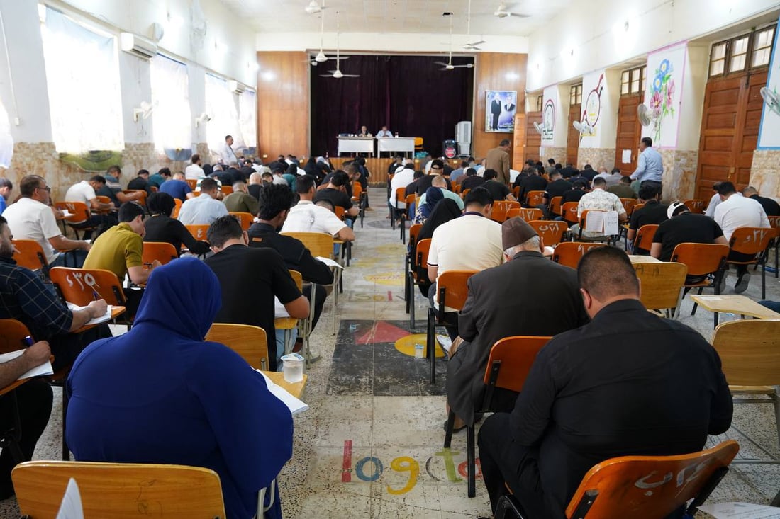نقابة الصحفيين تختبر 250 متقدماً للانتساب وتغيير الصفة من ميسان وواسط (صور)