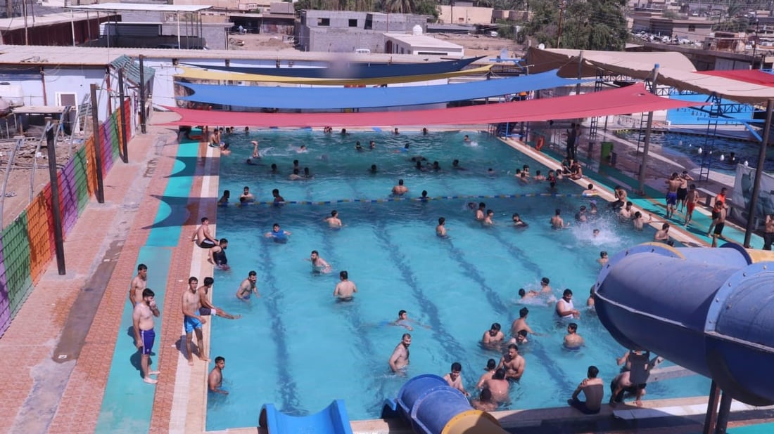 صور من مسبح الطارمية.. هذا لم يكن ممكناً قبل أعوام قليلة