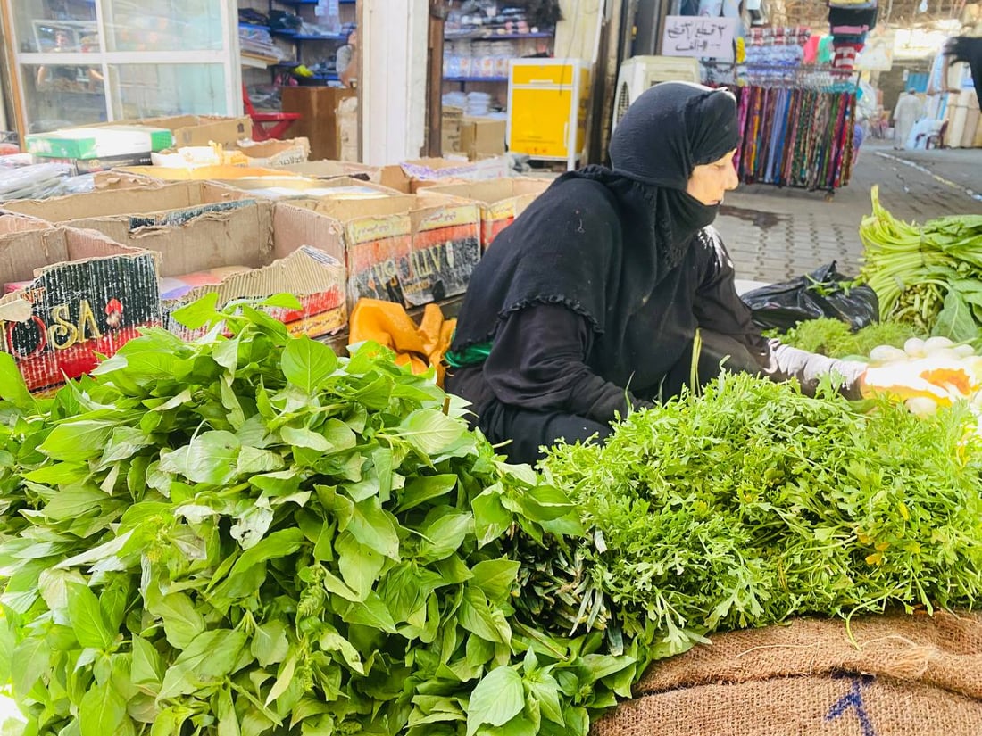 إنه الخريف يا باعة “الخضرة”.. العمارة تدبّر الريحان والفجل من بغداد والبصرة (صور)