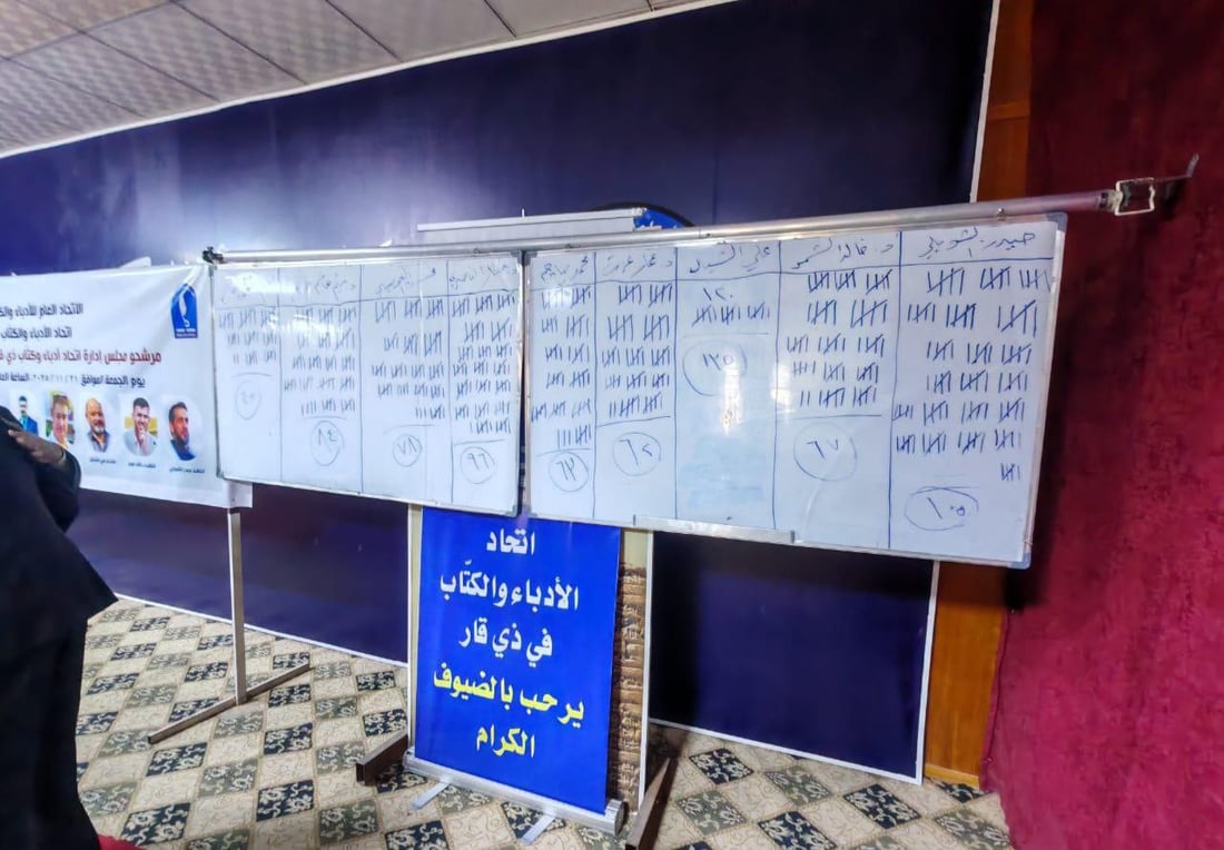 اتحاد أدباء ذي قار يجدد الثقة بعلي الشيال لولاية ثالثة (صور)