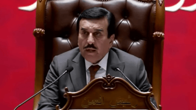 رئيس السن يفتح باب الترشيح لمنصب النائب الأول لرئيس البرلمان