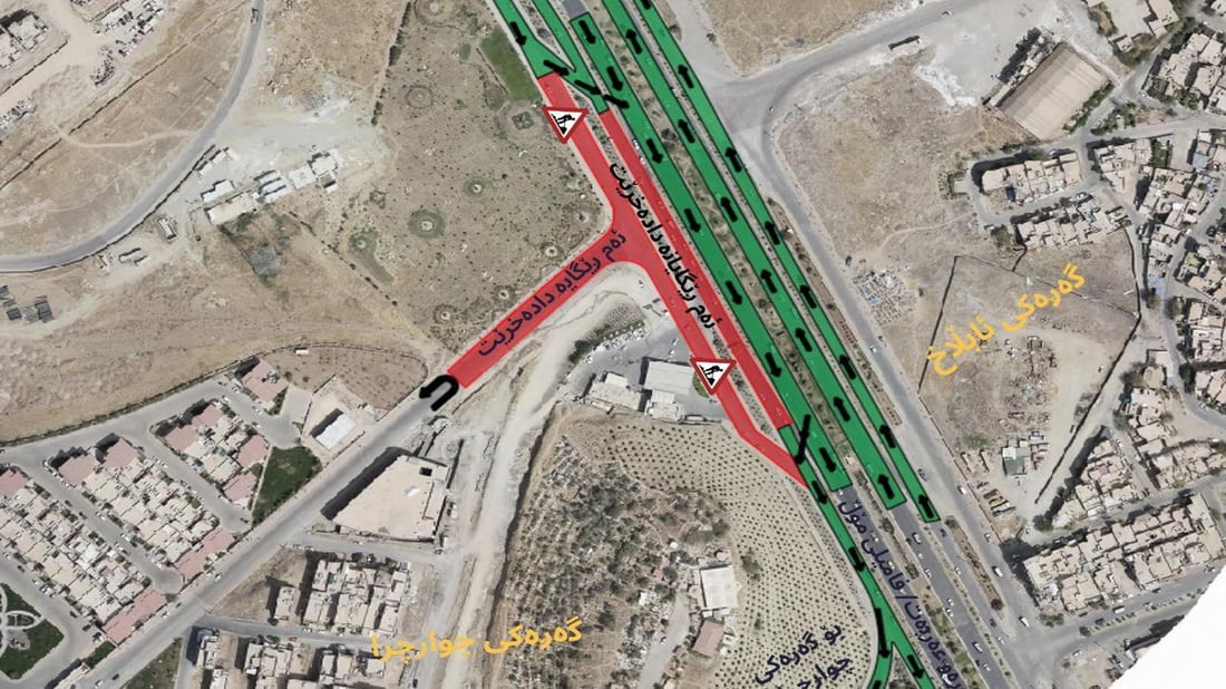 سبەینێ شەقامێکى سلێمانى دادەخرێت