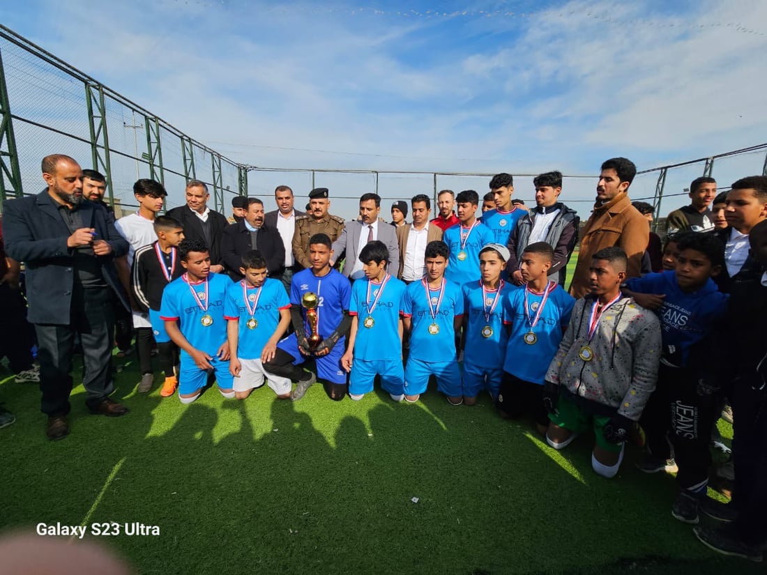فريق المتوسطة أقوى من الإعدادية في ربيعة.. فاز بالبطولة وقائد الشرطة حضر النهائي