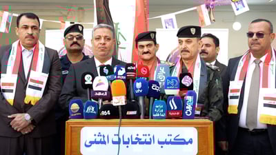 السماوة تطرد المروجين للمرشحين بعيداً عن مراكز الاقتراع.. الخطة تسير بانسيابية