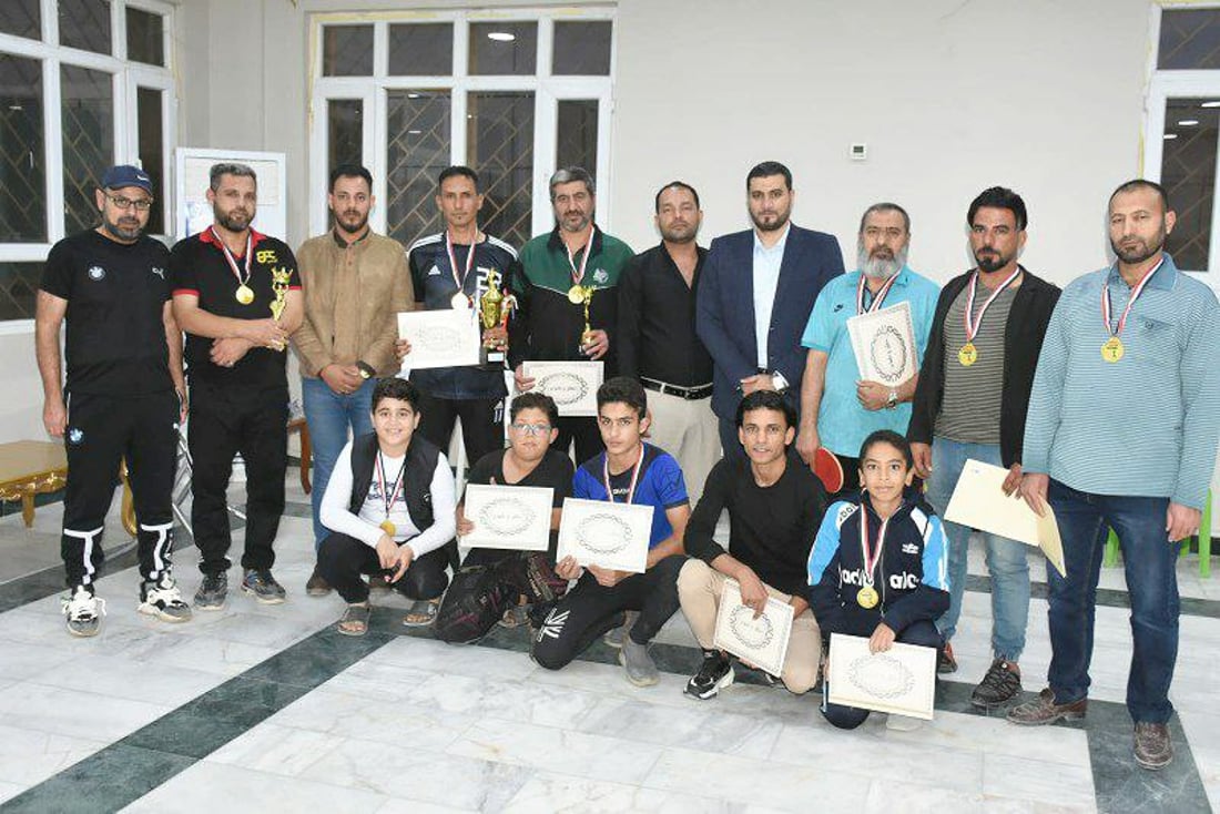 منتدى شباب هيت يقيم نهائيات تنس الطاولة (صور)