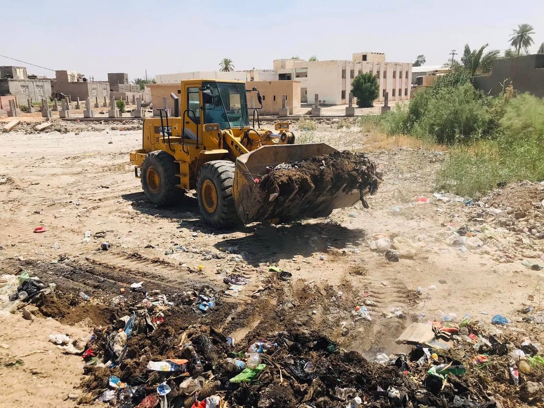 أسبوع كامل من التنظيف اليومي لسوق شعلان في النجف (صور)