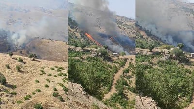 لە نیوەڕۆوە سەرچاوەى بژێوى گوندى قامیش دەسووتێت