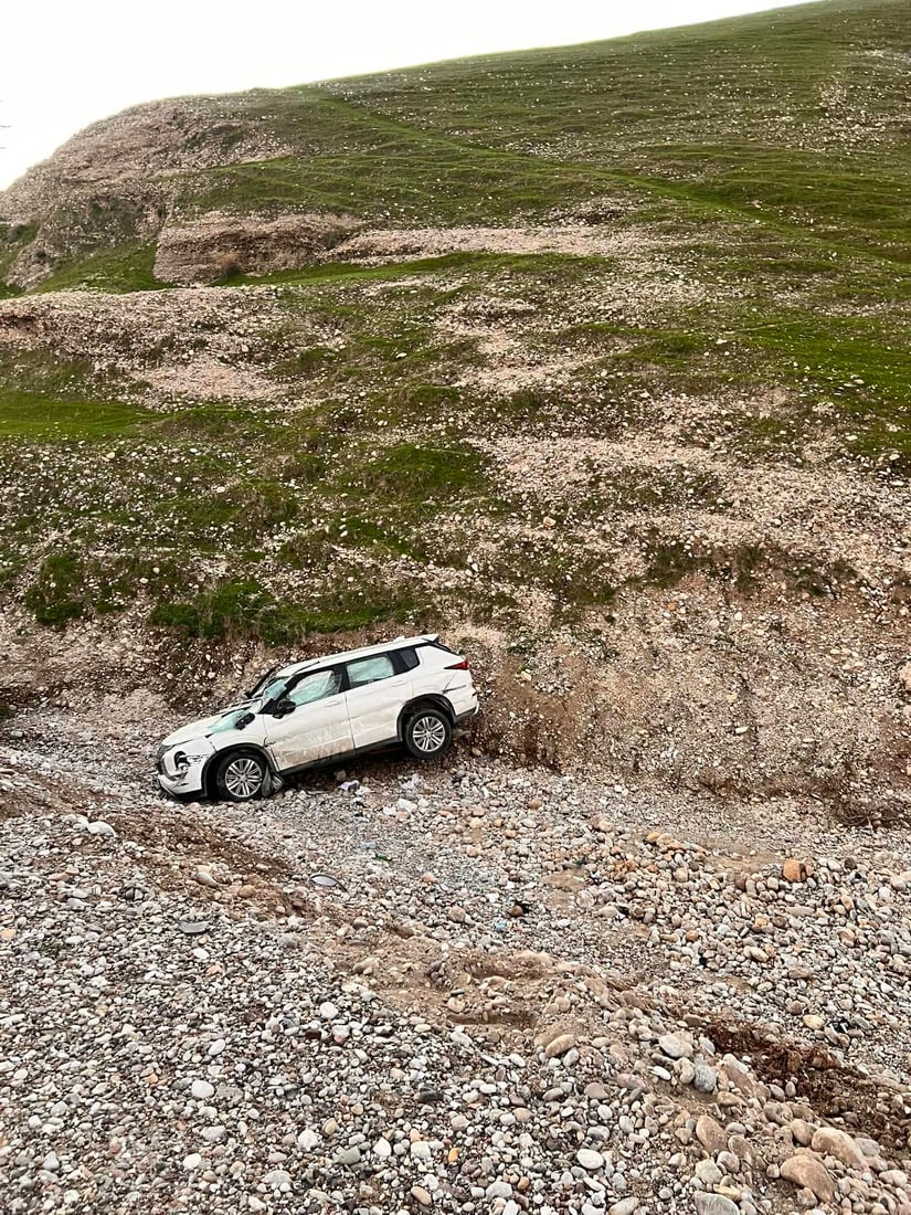 دوو ئۆتۆمبێل وەرگەڕان و پێنج کەس برینداربوون