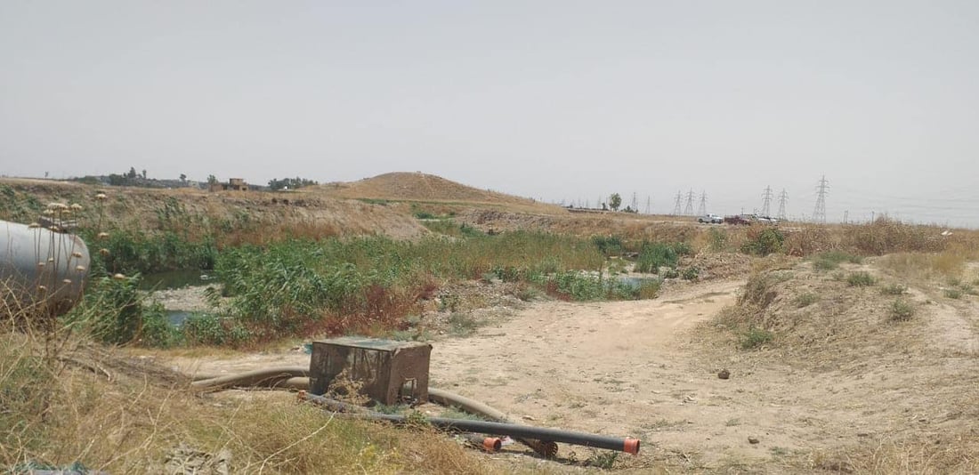 ئاوى پیسی زێراب له‌سه‌ر چه‌ند كێڵگه‌یه‌كى كشتوكاڵى بڕدران