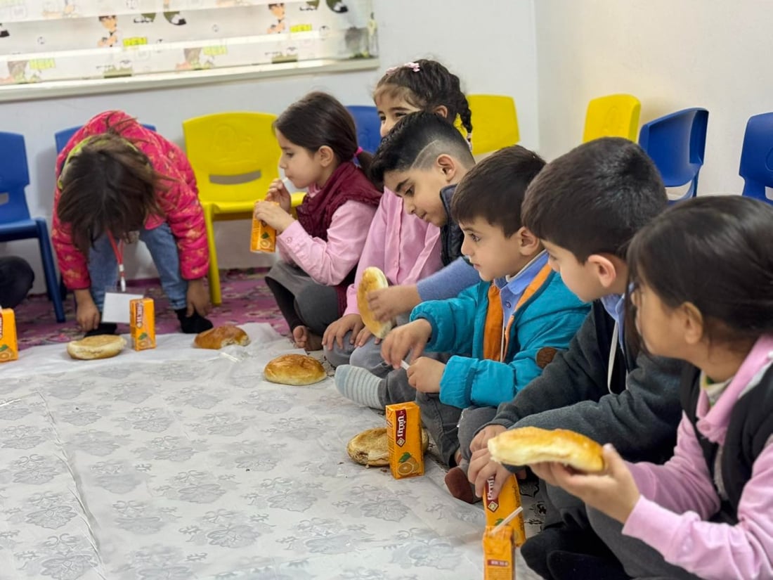 هاتوچۆى هه‌ریر‌ منداڵانى باخچه‌یه‌كی ساوایانی ئاشناى هێماكانى هاتوچۆ كرد