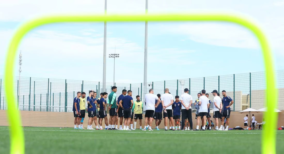 Photos: Iraqi football team gears up for Asian Cup round of 16