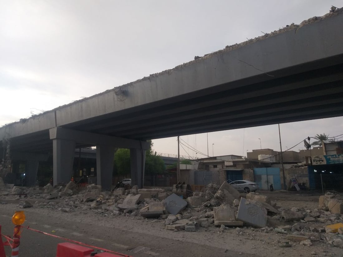 صور: الأتراك بدأوا بتنفيذ جسر الطوبجي الدوار للاستغناء عن التقاطع “المزعج”