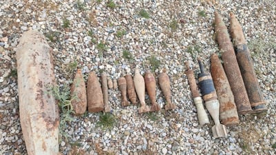 لە گەرمیان 16 پارچە تەقەمەنی چارەسەر کران