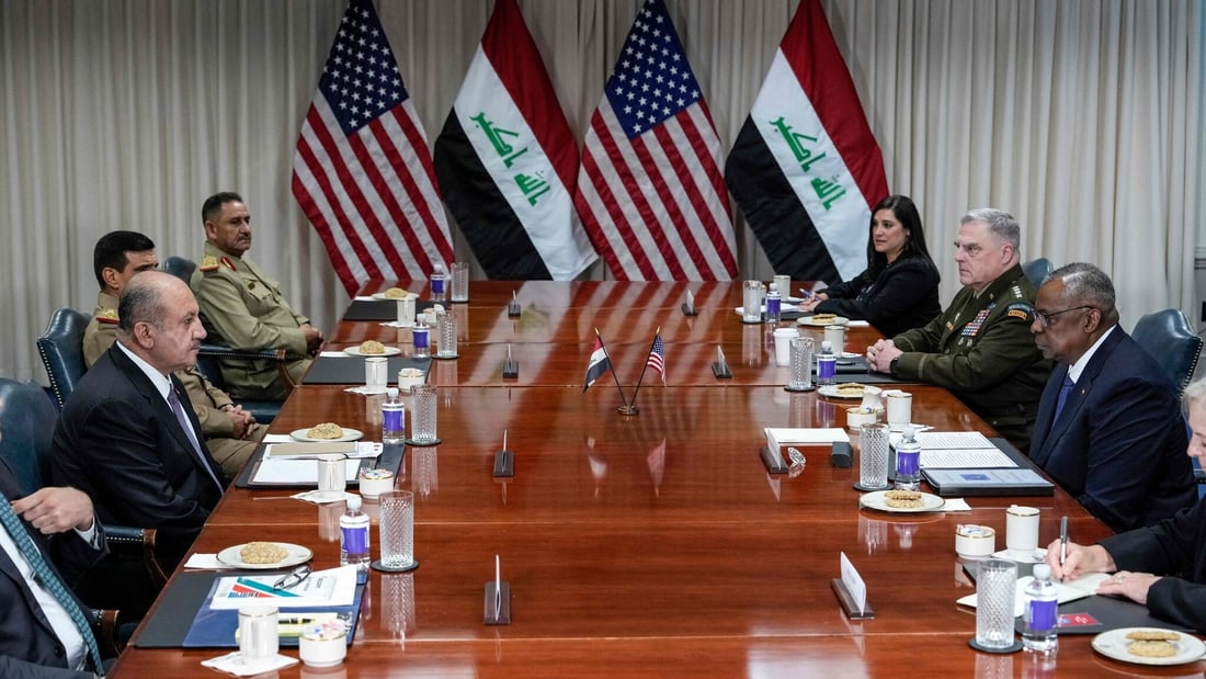 Iraqi defense minister says US requested extension of military presence until 2027