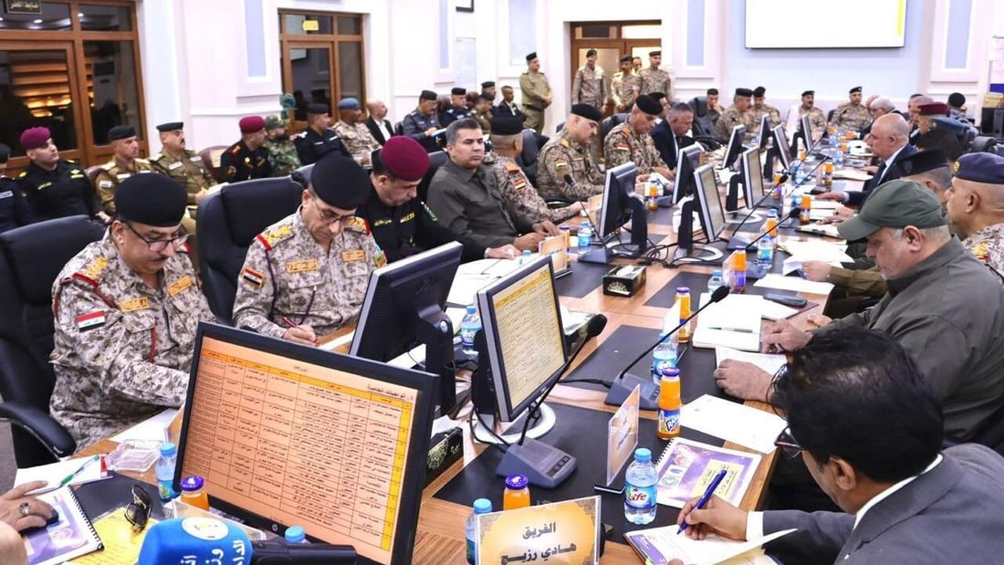 Senior commanders in Nineveh review election security plan