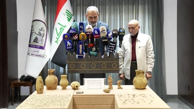 محافظ بابل يعثر على ذهب حمورابي.. الأمطار كشفت بورسيبا