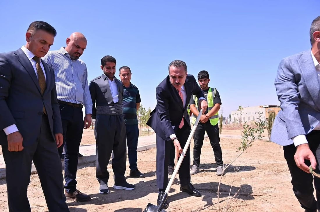 پارکێکی تازە لە شاوێس کرایەوە