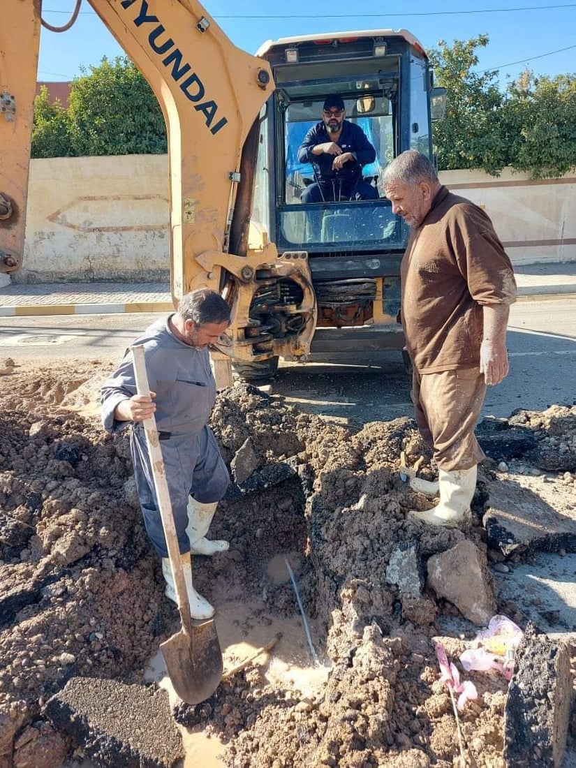 هەڵمەتی بڕینی بۆری ئاوی زیادەڕۆ لەدوزخوماتوو دەستیپێکرد