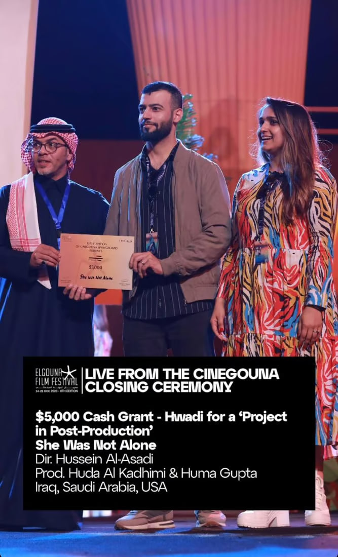 Iraqi film ‘She Was Not Alone’ clinches top honors at El Gouna Film Festival