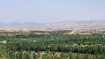 Fire damages botanical garden in Sulaymaniyah’s Hawari Shar Park