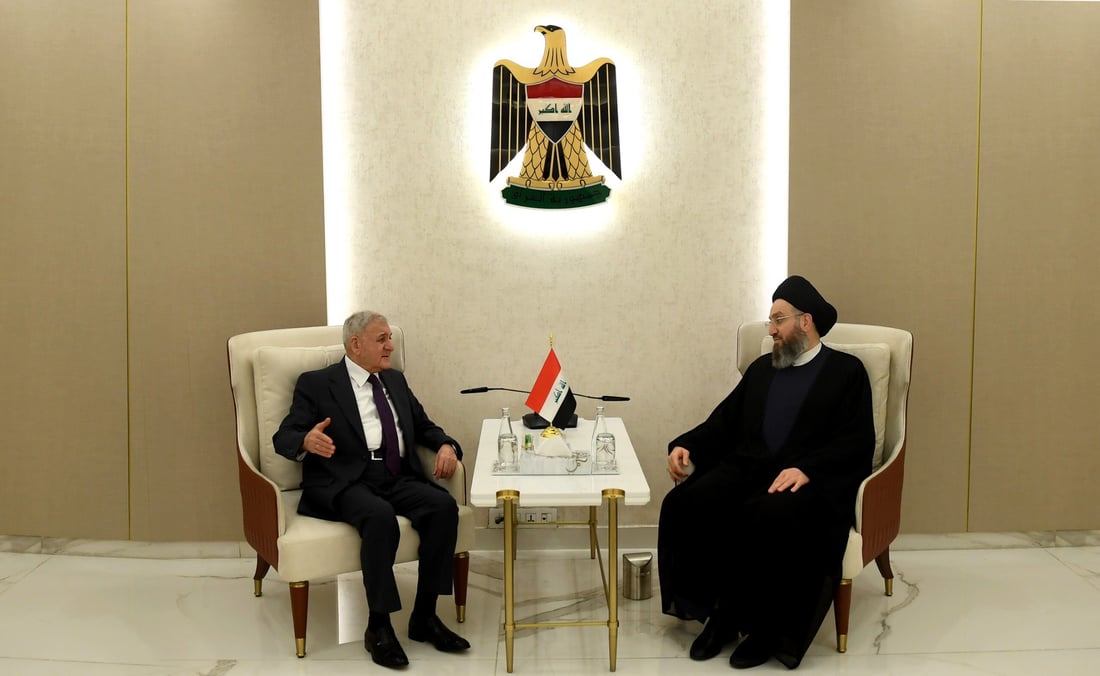 Iraqi president meets Hakim ahead of April 11 presidential vote