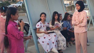 تلعفر تؤسس شارعاُ ثقافياً للكتب والمسرح والفن.. والقائمقام يفكر بتسقيف المكان