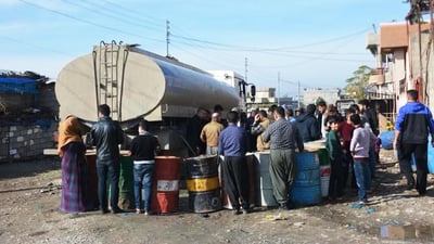 سبه‌ینێ هاوڵاتیانى ناحیه‌ى شۆڕش نه‌وتى سپی وه‌رده‌گرن