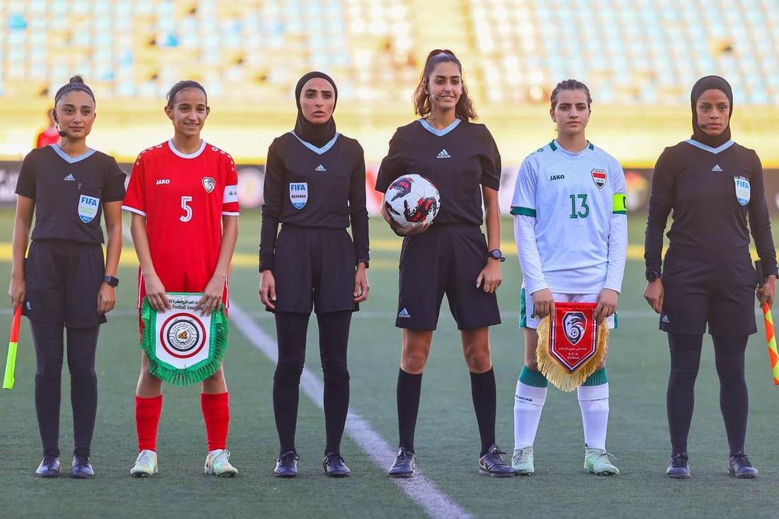 صور: أول خسارة لمنتخب ناشئات العراق في بطولة غرب آسيا