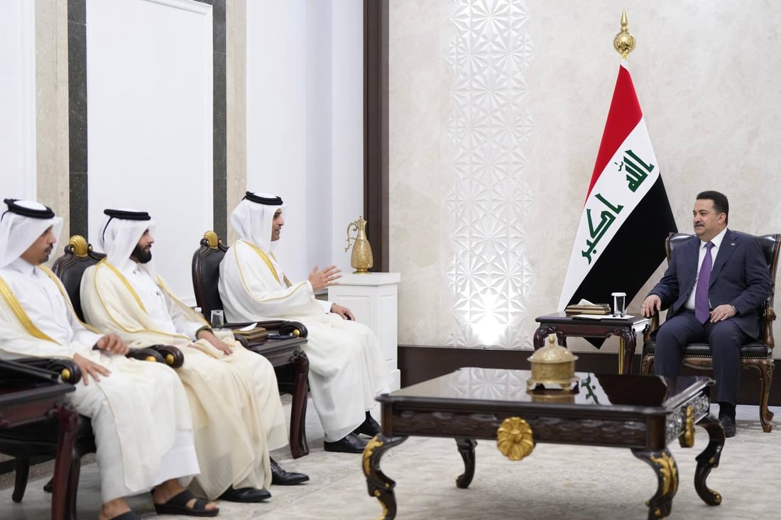 Iraq, Qatar discuss transport ties and investment in Development Road project