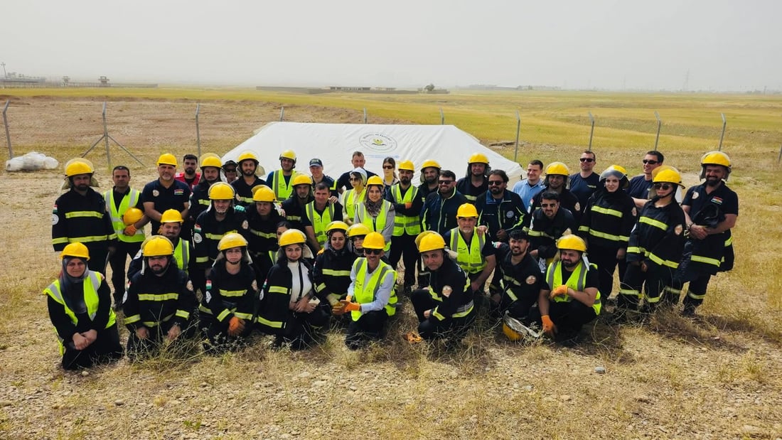 تیمێكی ئه‌ڵمانى تاقیكردنه‌وه‌ به‌ تیمه‌كانى وه‌ڵامدانه‌وه‌ى خێرا له‌هه‌رێمی كوردستان ده‌كه‌ن