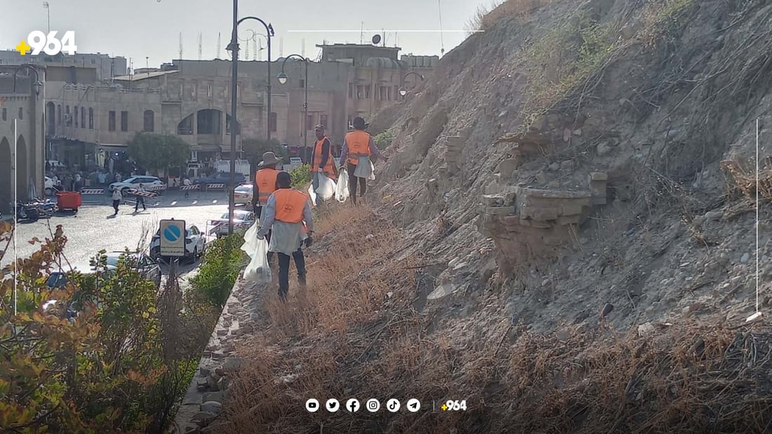 %90ی زبڵی دەوروبەری قەڵای هەولێر دەبەی ئاوە