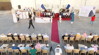 صور: شيخ عشيرة في بغداد يقيم حفل زفاف جماعي على نفقته