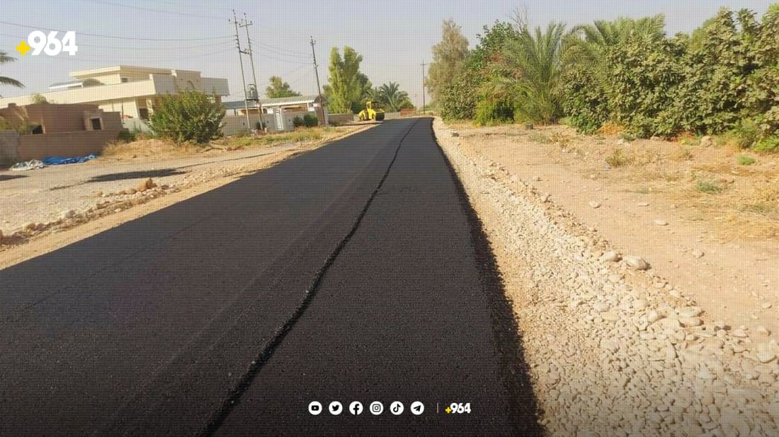 بەشێک لە گوندەکانی خانەقین قیرتاو دەکرێن