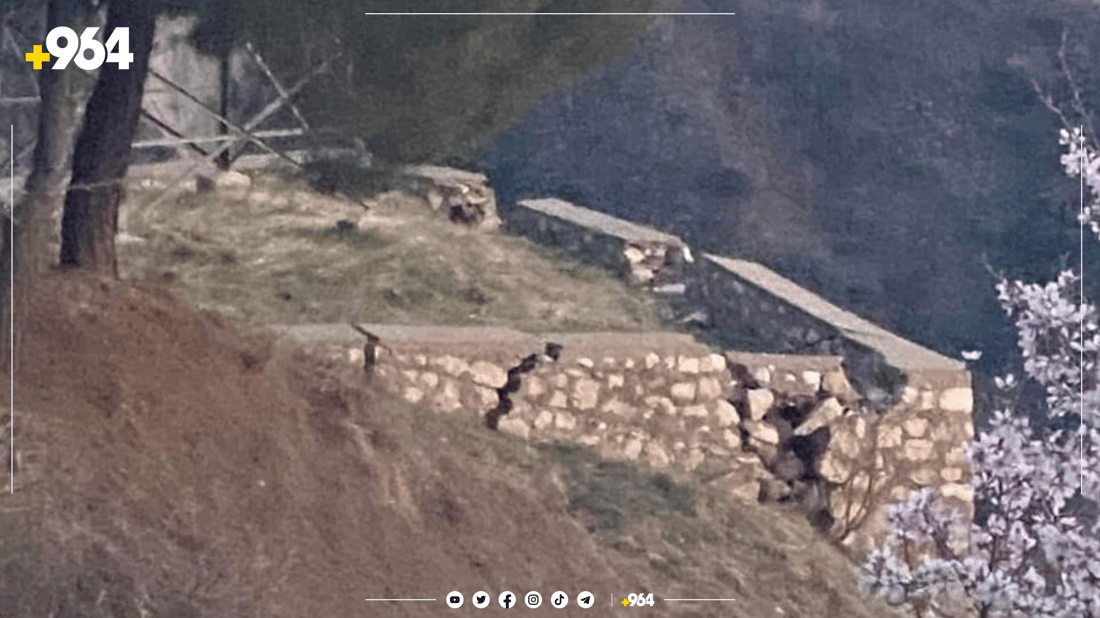 لە ئامێدی تاوەرێکی گواستنەوەی 33 کەیڤی کارەبا خەریکە دەکەوێت