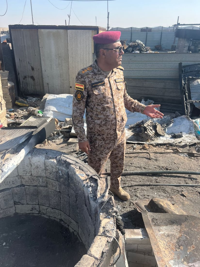 عمليات بغداد تتعقب مواقع صهر المعادن غير المجازة وتغلق 25 منها (صور)