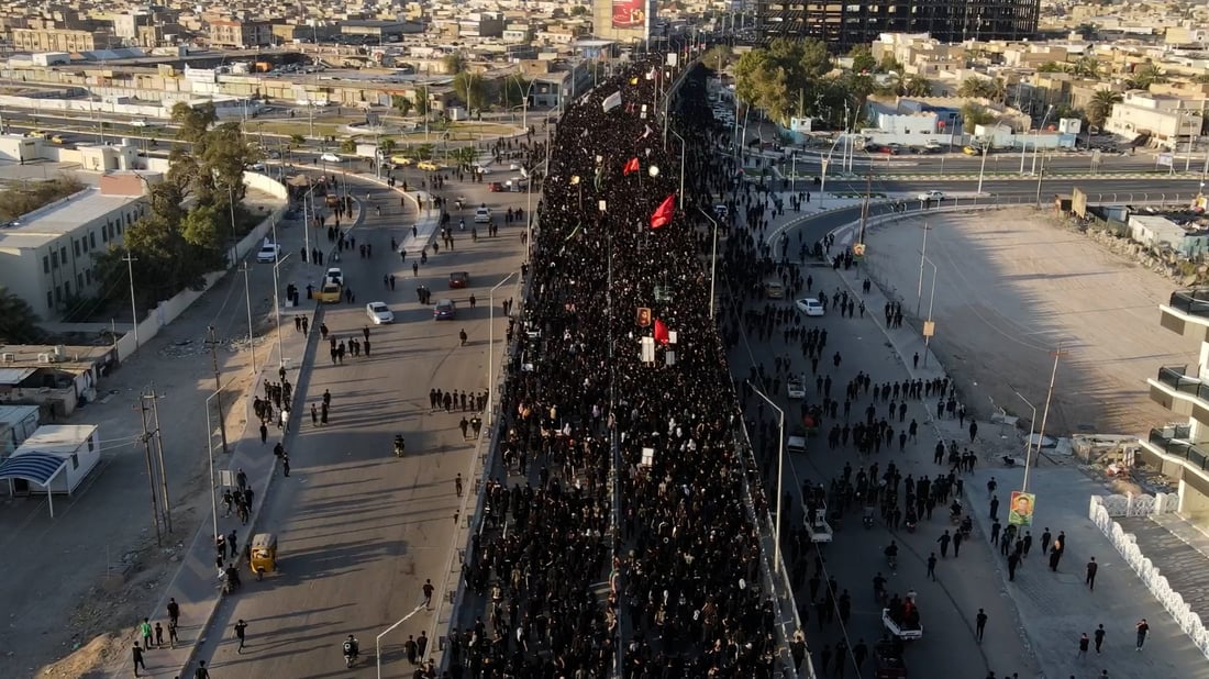 عشرات الآلاف من الزوّار العرب والأجانب دخلوا العراق لإحياء عاشوراء
