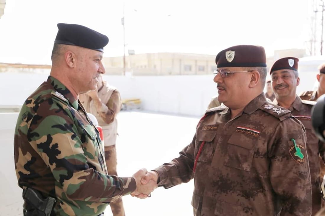 صور: كناوي والفريق سكر يوزعون المهام والواجبات على الضباط ضمن خطة عيد الغدير