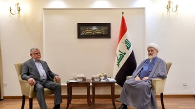 Hamoudi, Amiri meet to discuss PM candidate as constitutional breach continues