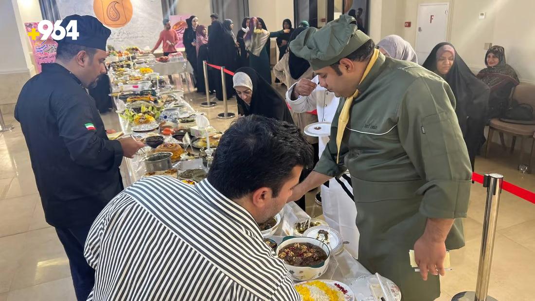 Iranian women in Baghdad showcase culinary skills in traditional cooking competition
