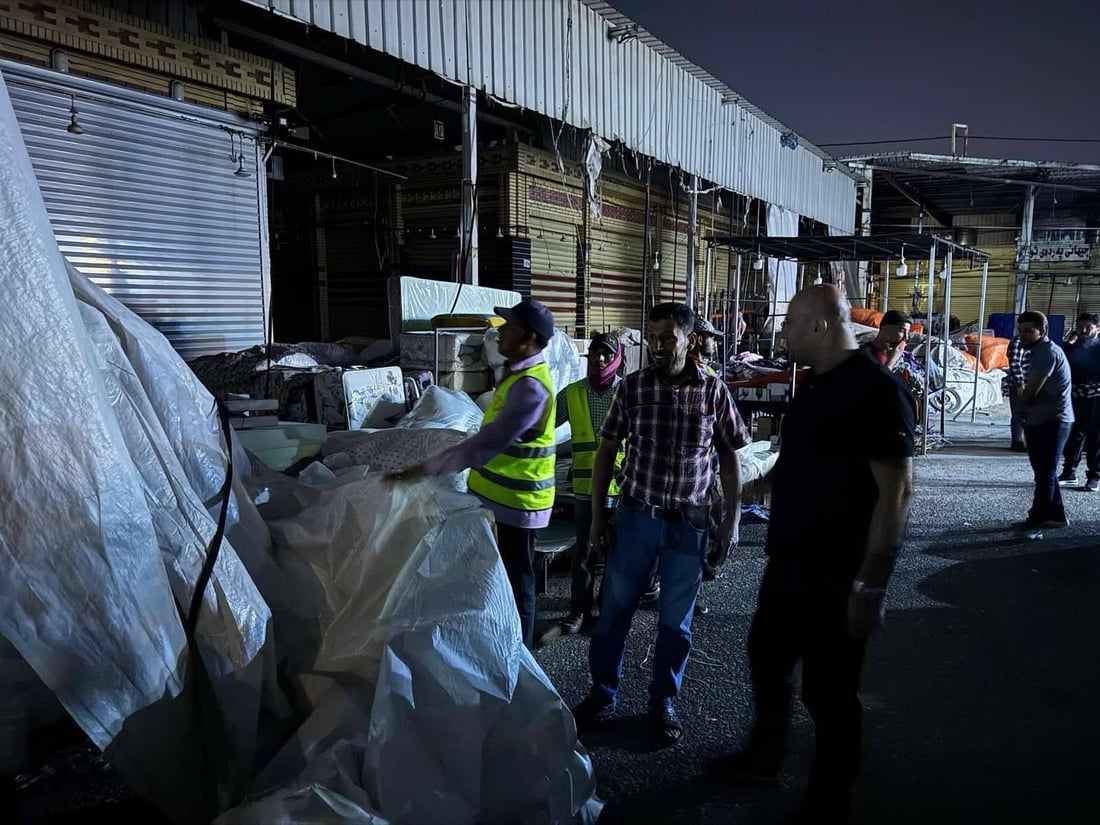 هەڵمەتی رێکخستنەوەی بازاڕی لەنگە بەردەوامە