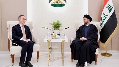 الحكيم للسفير الإيطالي: منفتحون على الجميع وبلادنا تُراكم الإيجابيات لتخلق الفرص