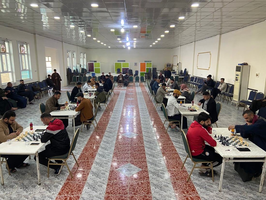 صور: “كِش ملك” في الضّلوعية.. أول بطولة شطرنج بمشاركة 20 لاعباً