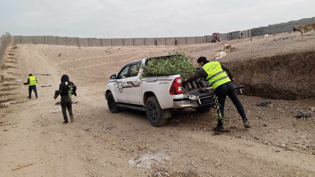 Over 2,000 trees planted in Erbil shelter for stray dogs